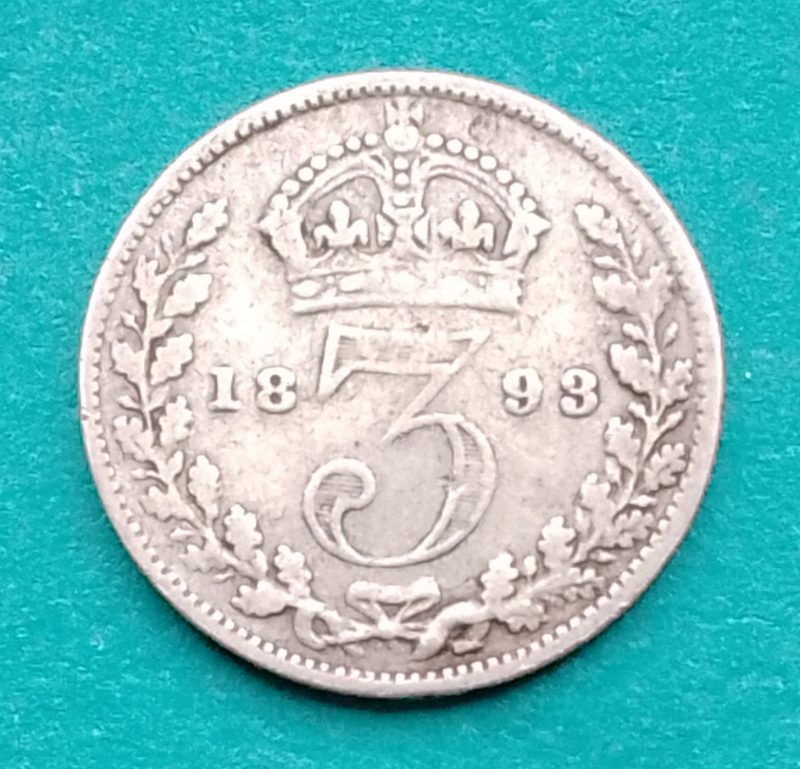 1893 (JH) Threepence (#30)