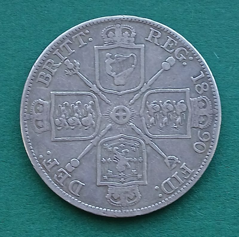 1890 Double Florin (#58)