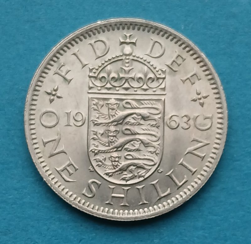 1963 (E) Shilling (#188)