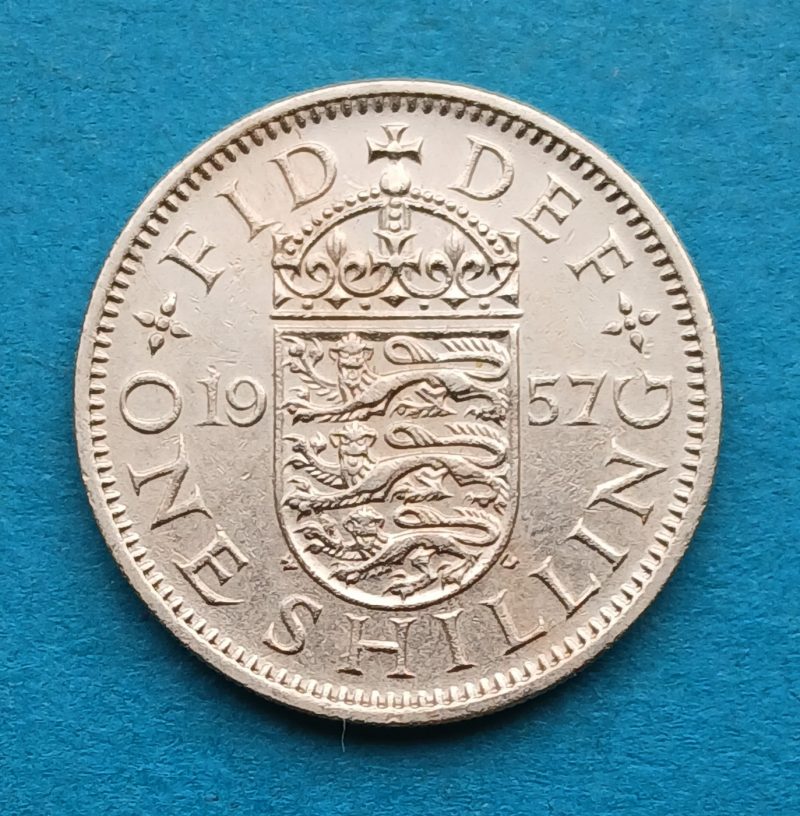 1957 (E) Shilling (#198)