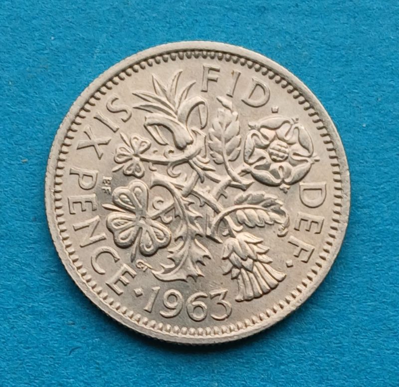 1963 Sixpence (#199)