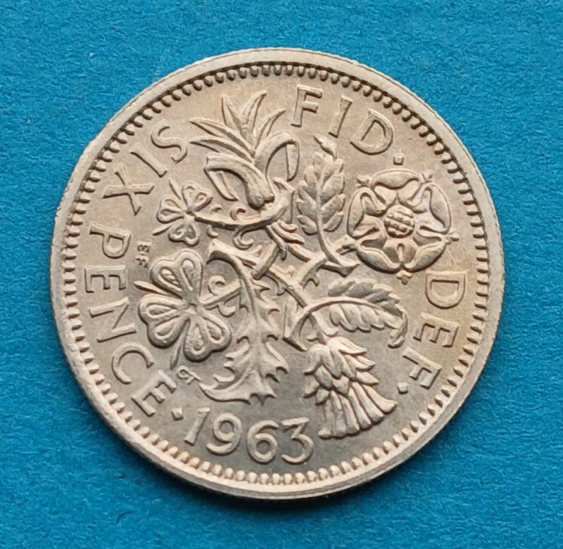 1963 Sixpence (#200)