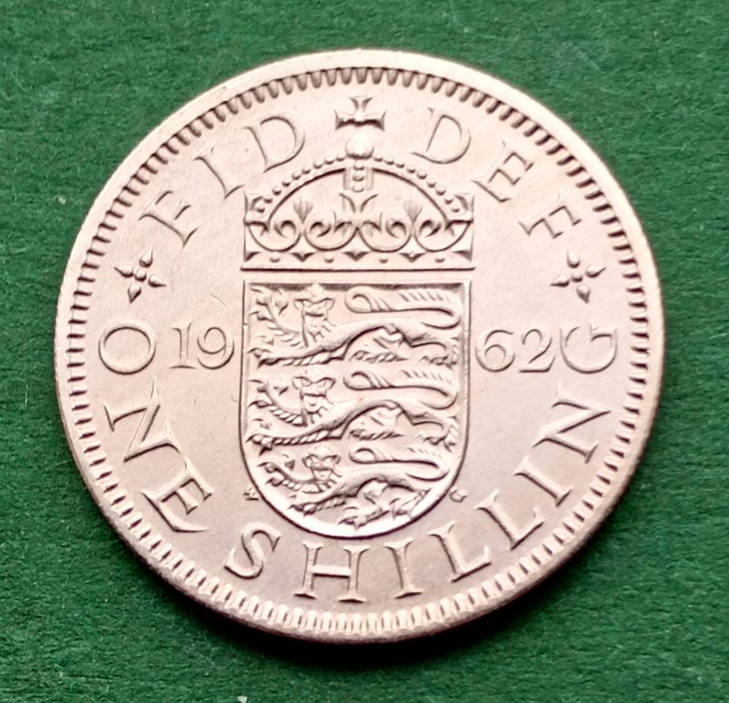 1962 (E) Shilling (#205)