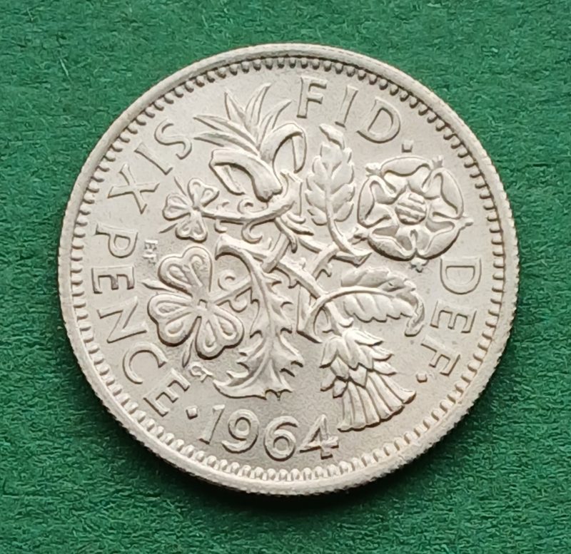 1964 Sixpence (#224)