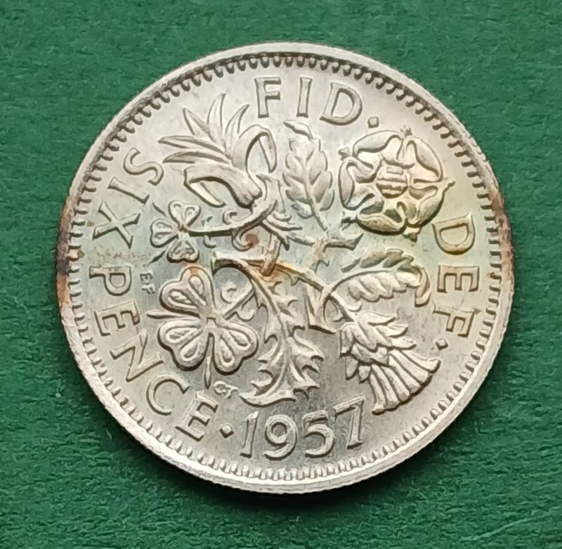 1957 Sixpence (#231)