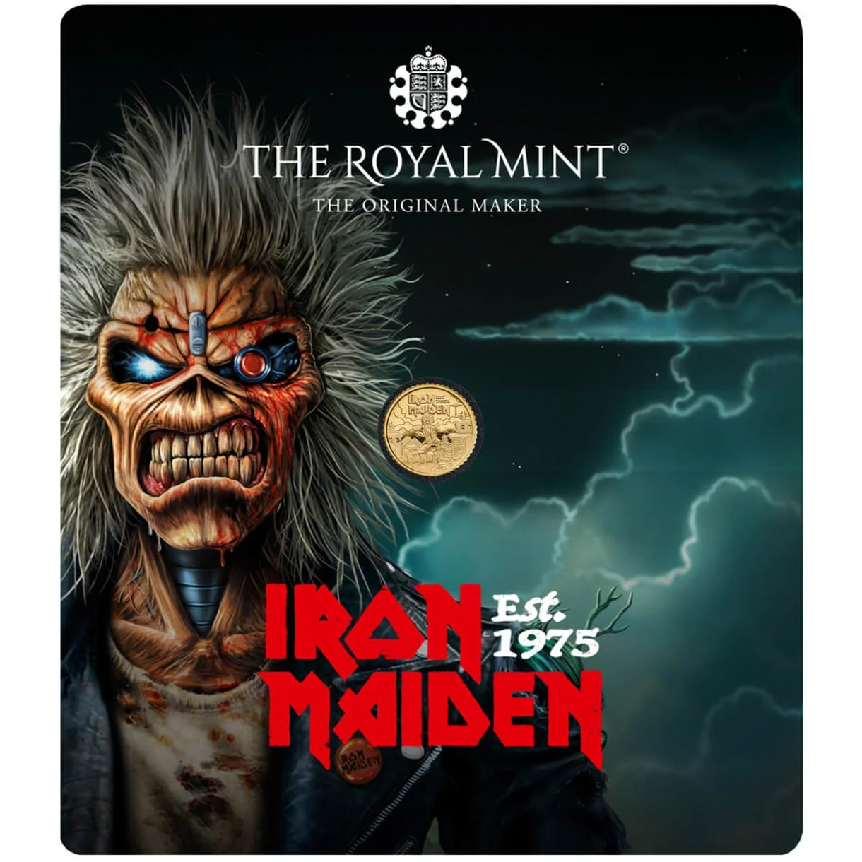2025 1/40 oz Gold Royal Mint issue Iron Maiden coin (#249)