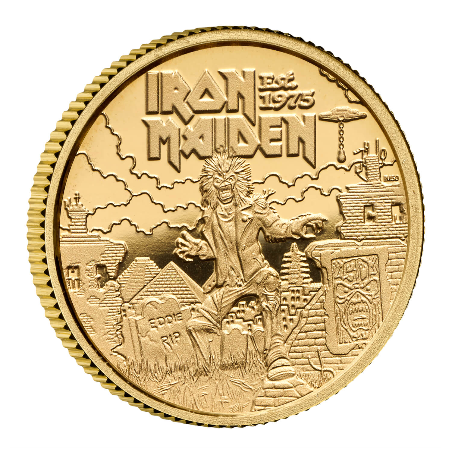 2025 1/40 oz Gold Royal Mint issue Iron Maiden coin (#249)
