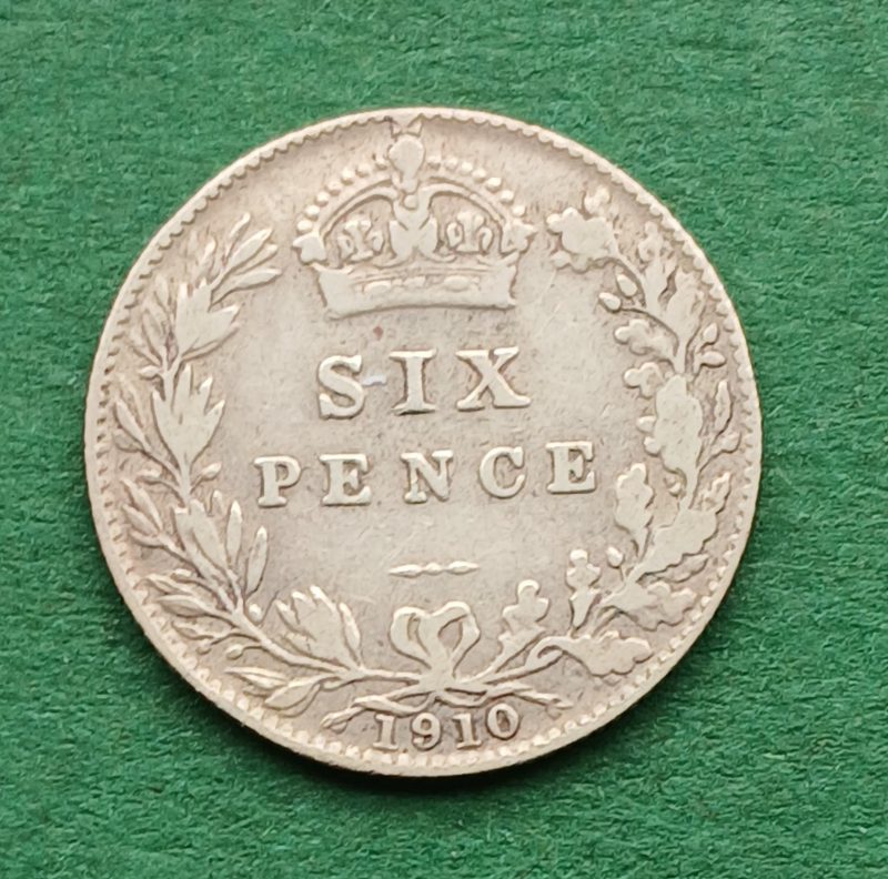 1910 Sixpence (#279)