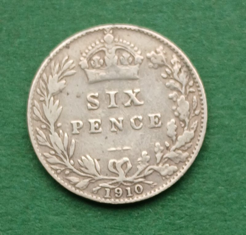 1910 Sixpence (#280)