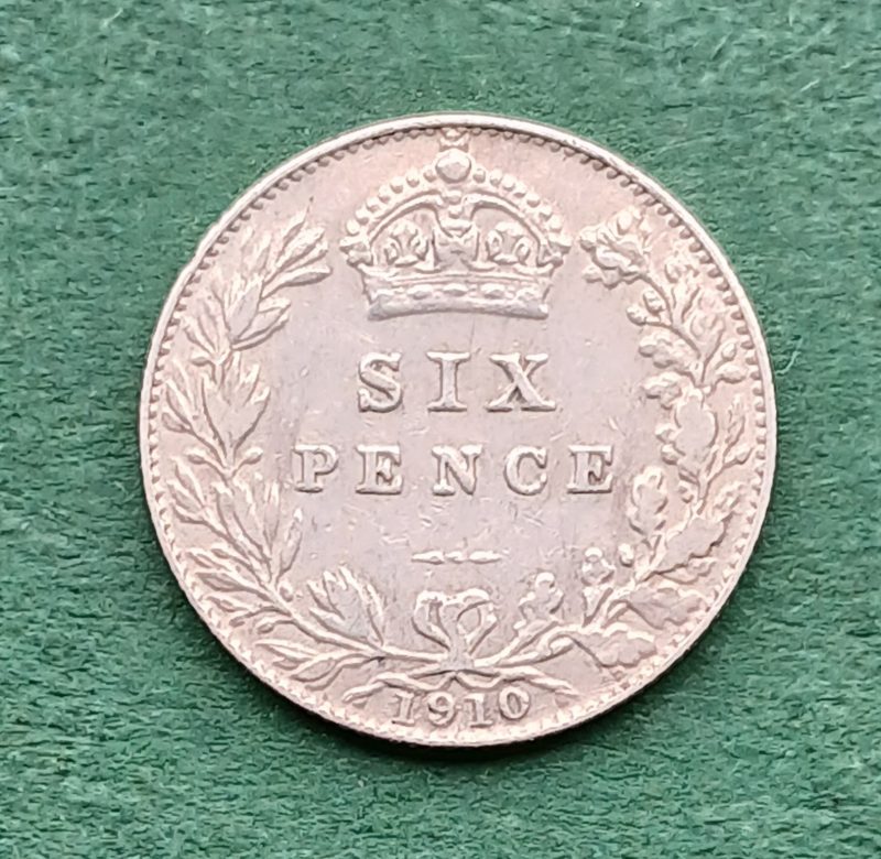 1910 Sixpence (#281)