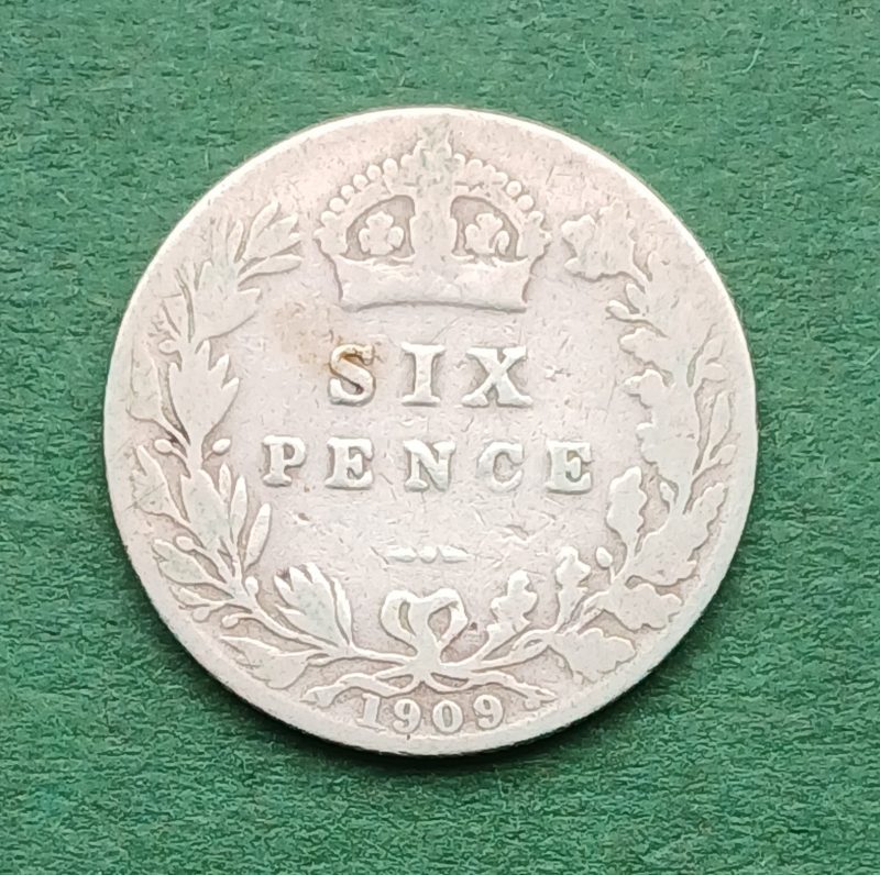 1909 Sixpence (#284)