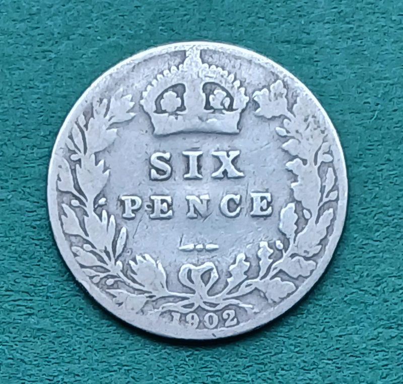 1902 Sixpence (#313)