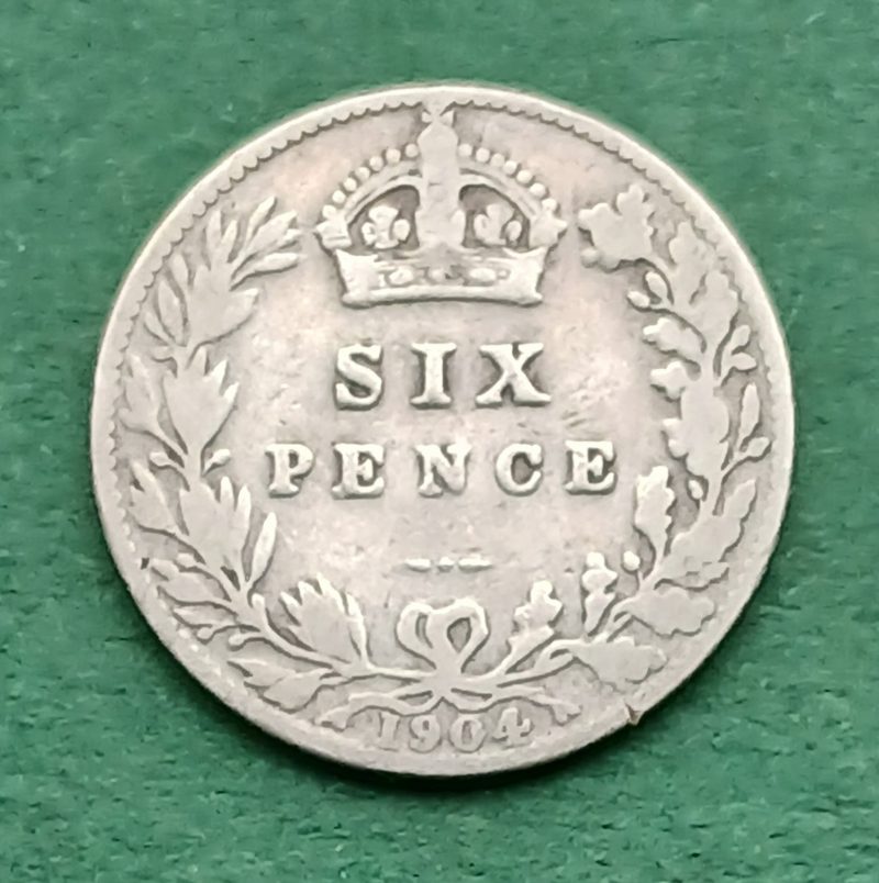 1904 Sixpence (#320)