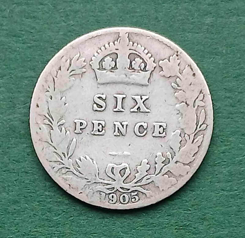 1905 Sixpence (#322)