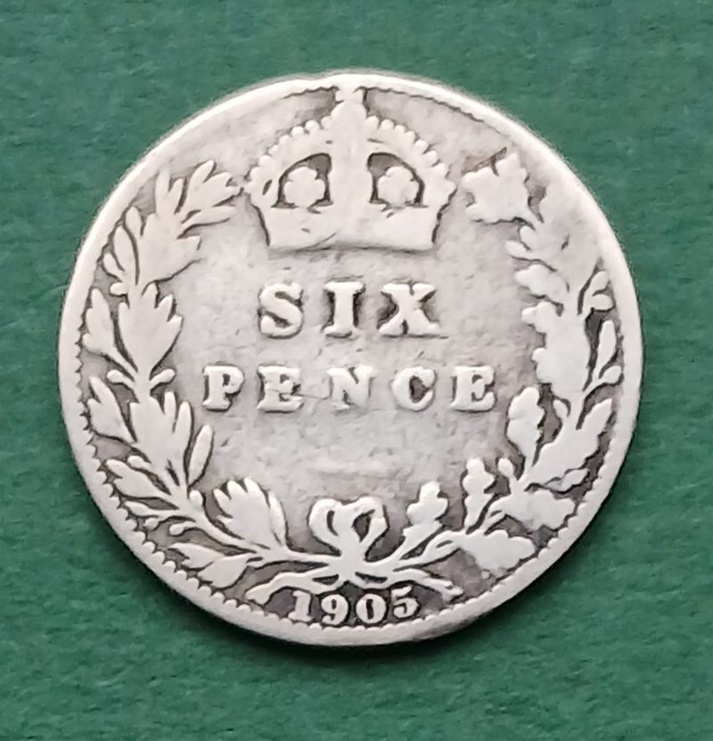 1905 Sixpence (#323)