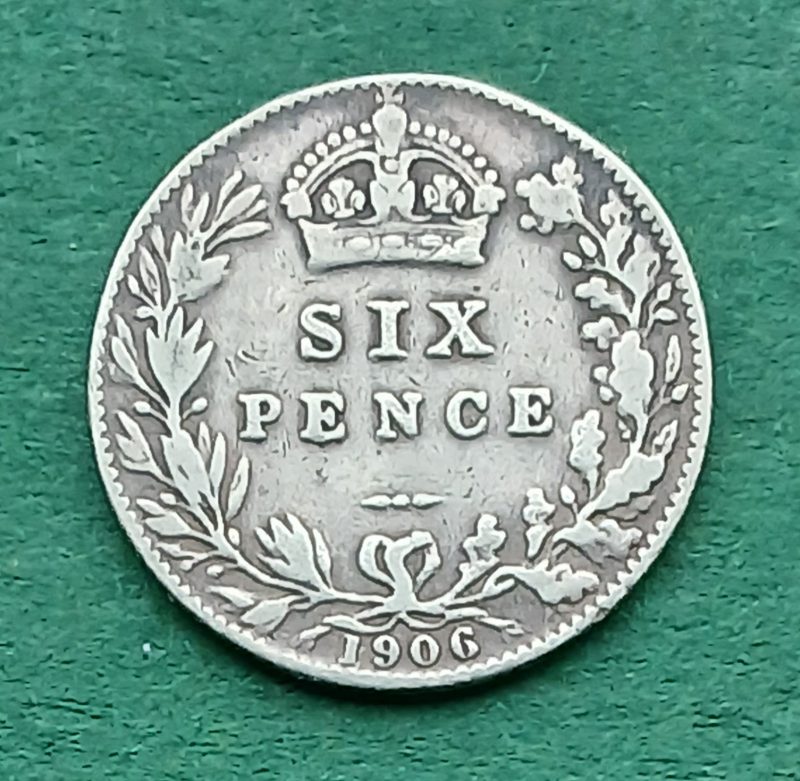 1906 Sixpence (#327)