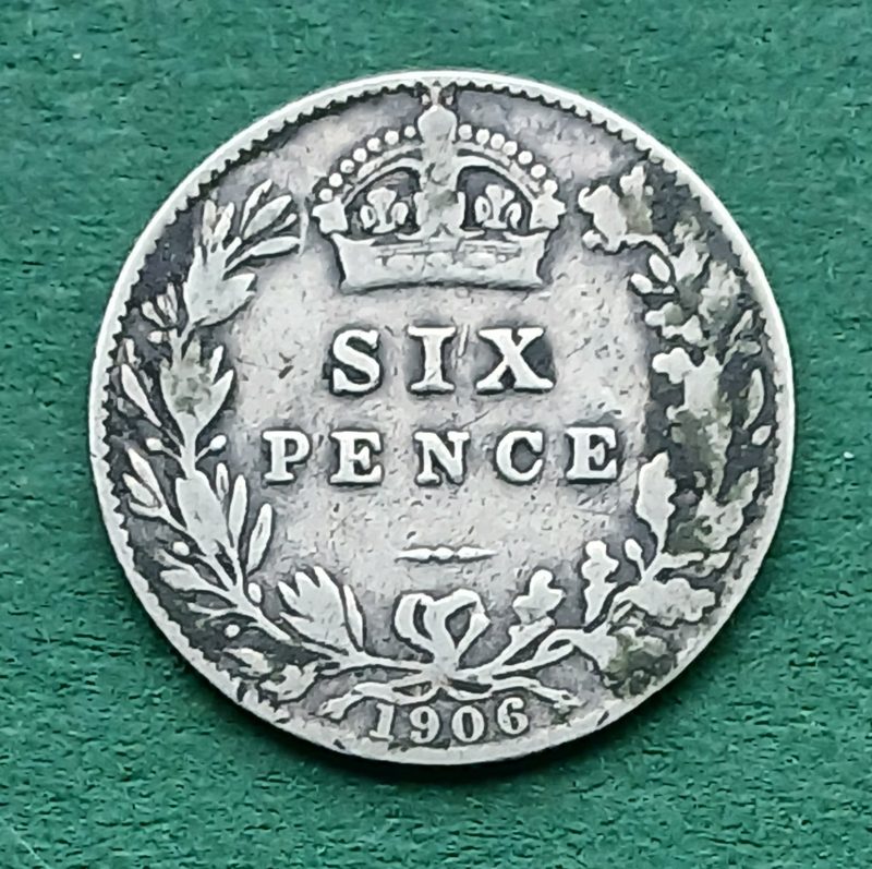 1906 Sixpence (#329)