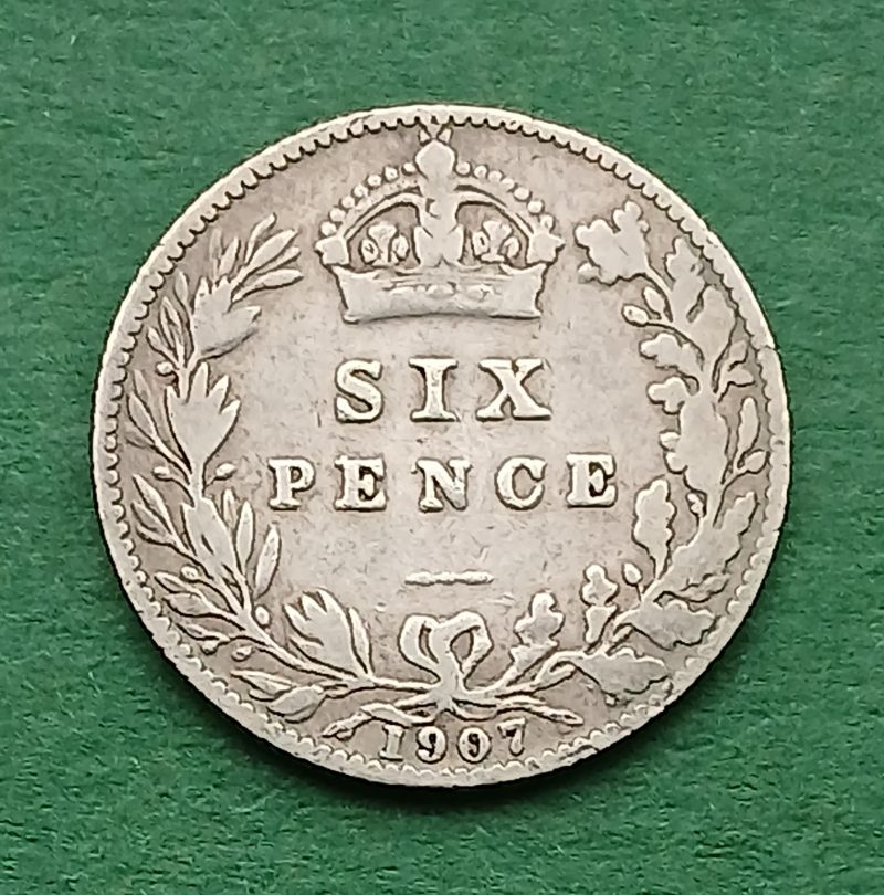 1907 Sixpence (#332)