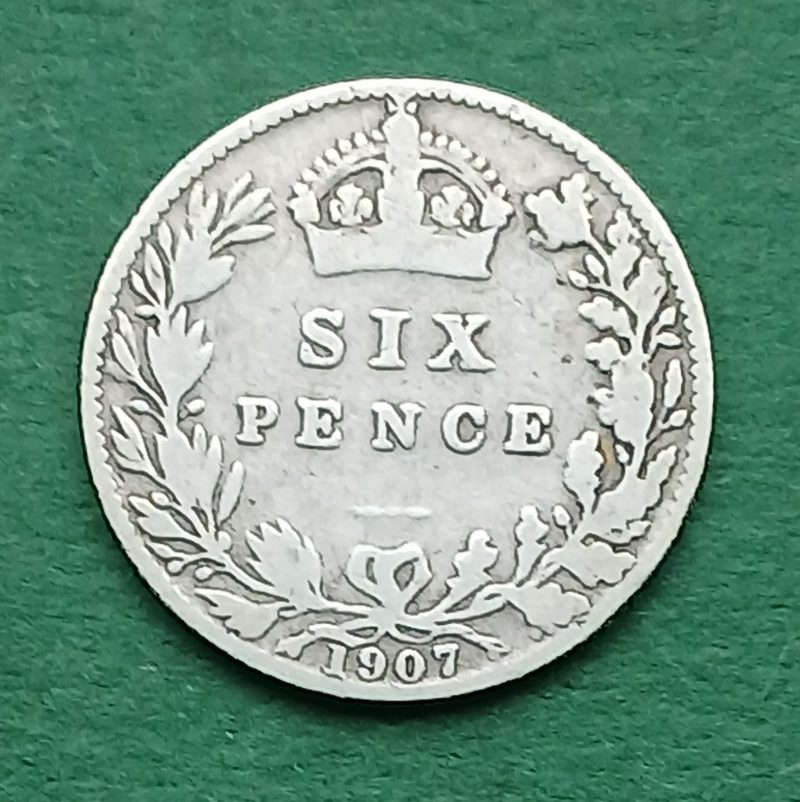 1907 Sixpence (#335)