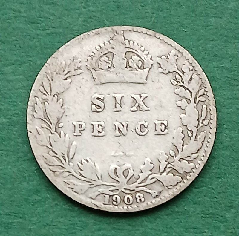 1908 Sixpence (#340)