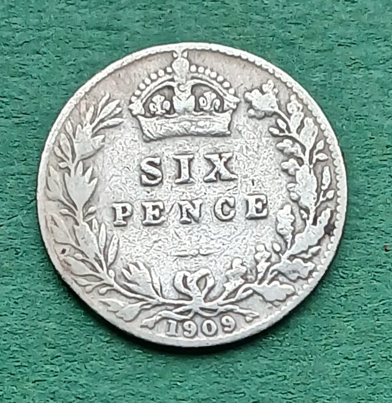 1909 Sixpence (#343)