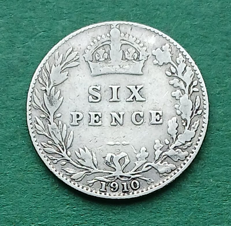 1910 Sixpence (#346)