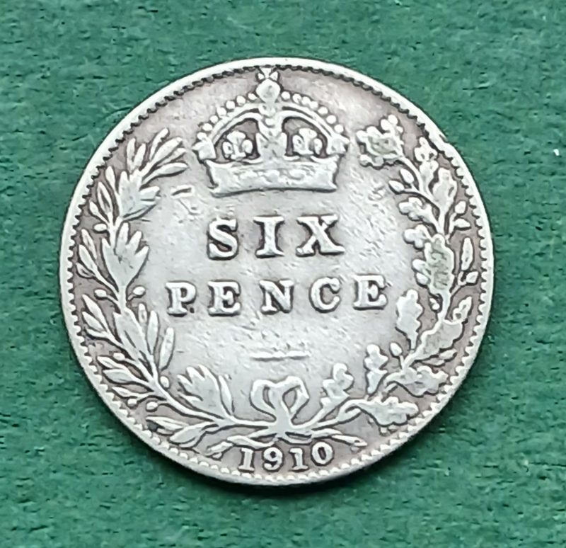 1910 Sixpence (#350)