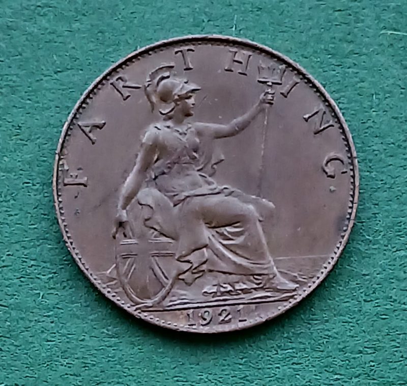 1921 Farthing (#364)