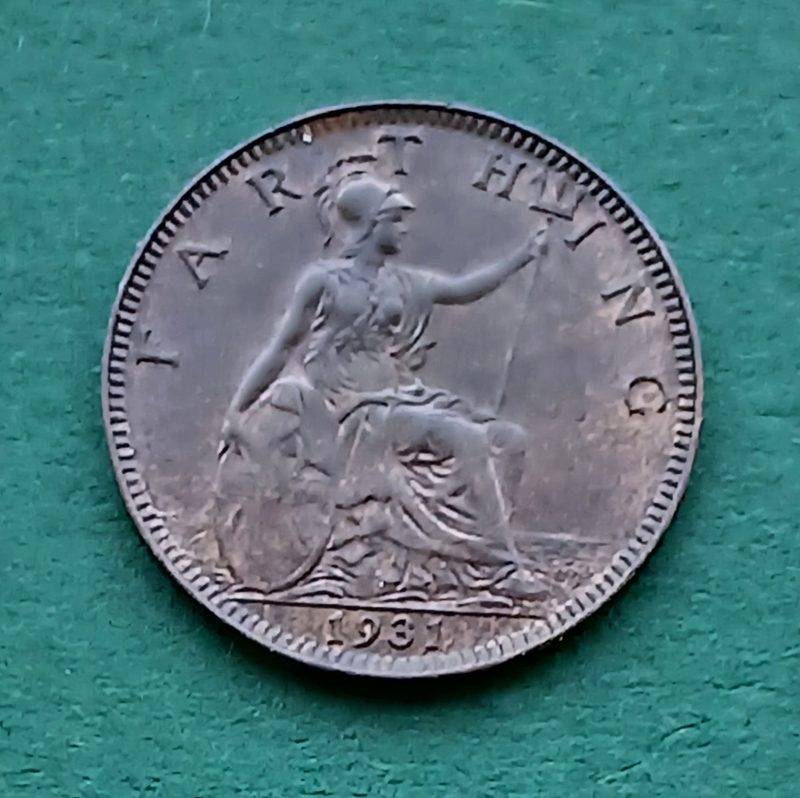 1931 Farthing (#374)