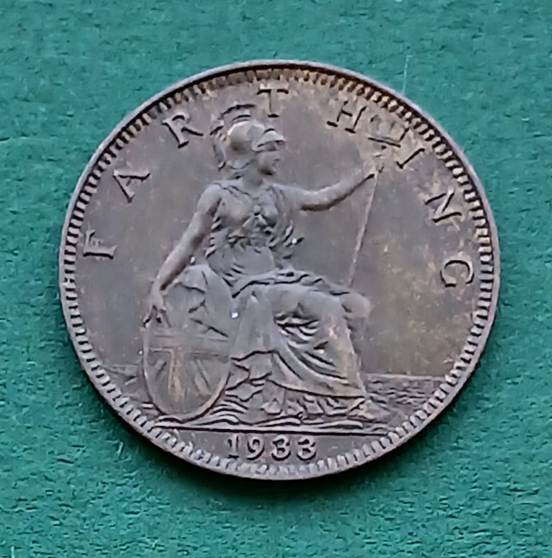 1933 Farthing (#376)