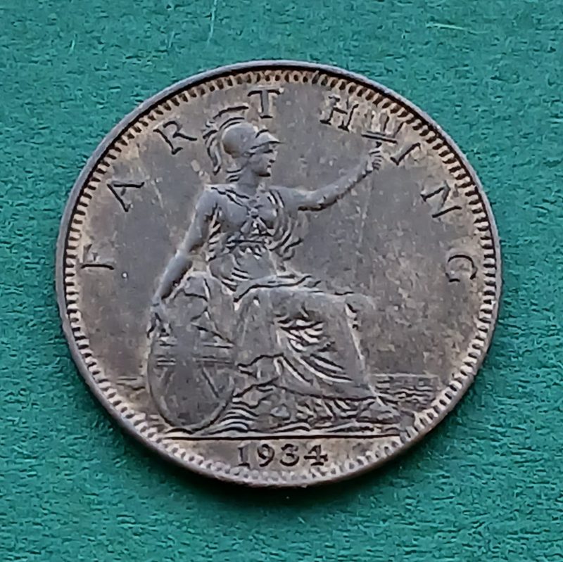 1934 Farthing (#377)