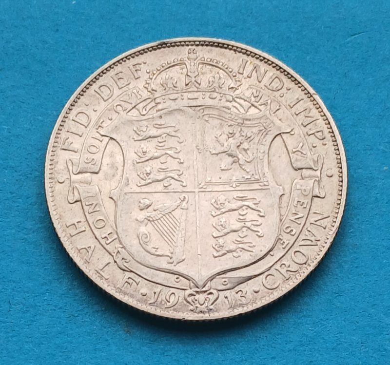 1913 George V Halfcrown (#382)