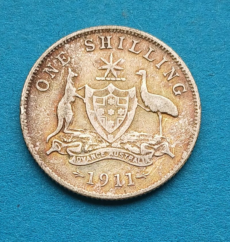 1911 Australian One Shilling (#386)