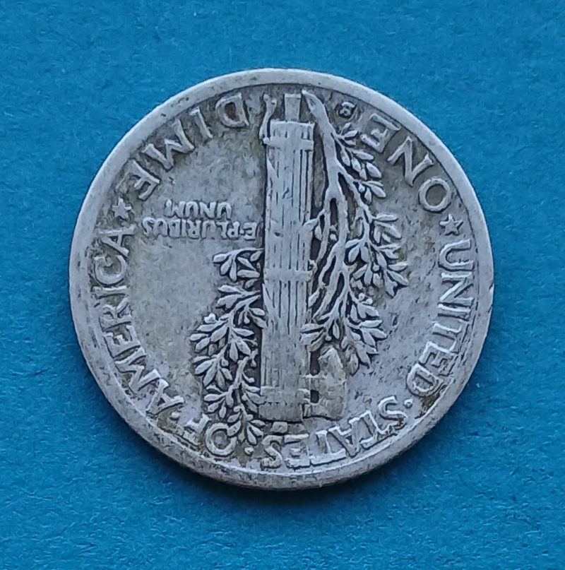 1919 Mercury Dime .900 Silver (#393)