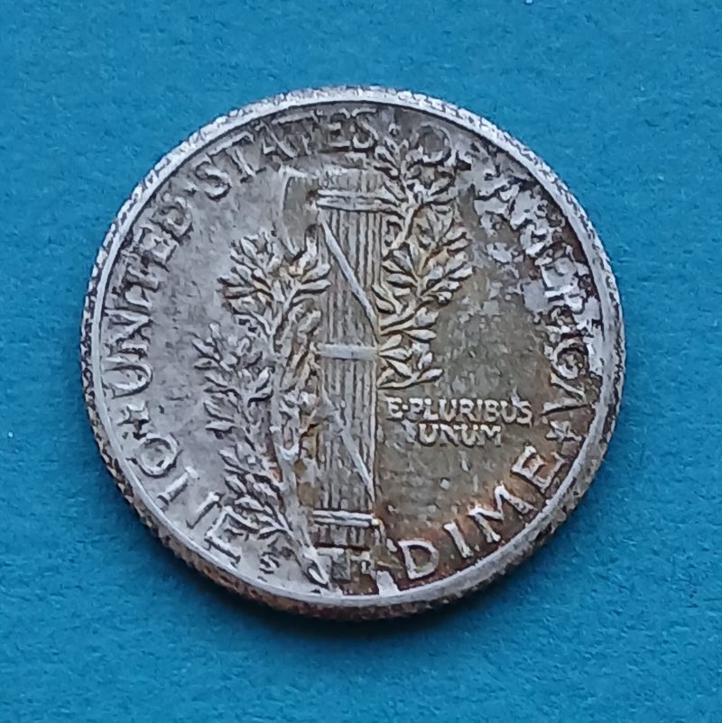 1923 Mercury Dime .900 Silver (#394)