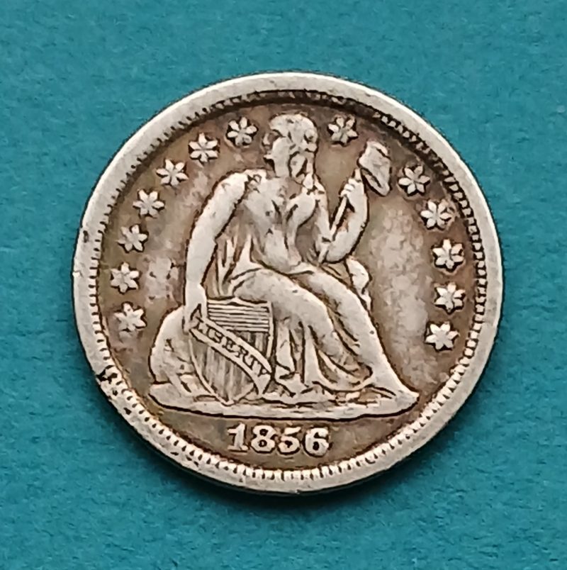 1856 USA One Dime (#420)