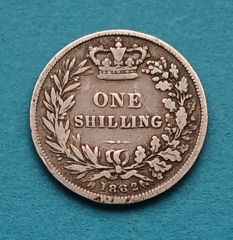 1862 Shilling Victoria (#446)
