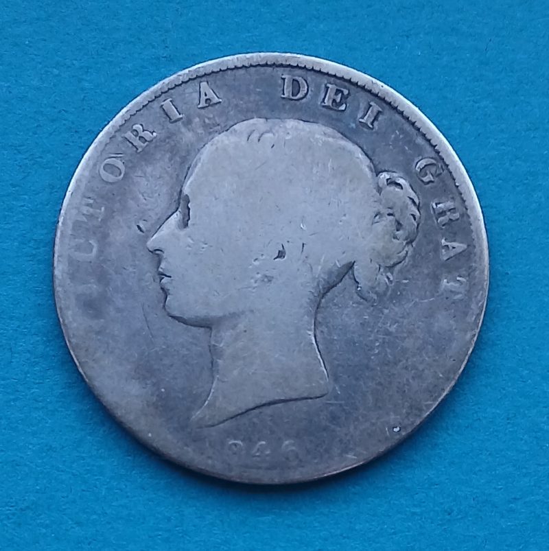 1846 Half Crown Victoria (#451)