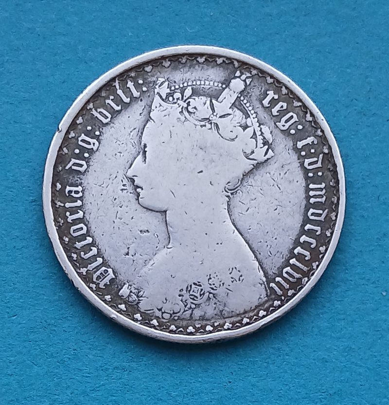 1857 Gothic Florin Victoria (#455)