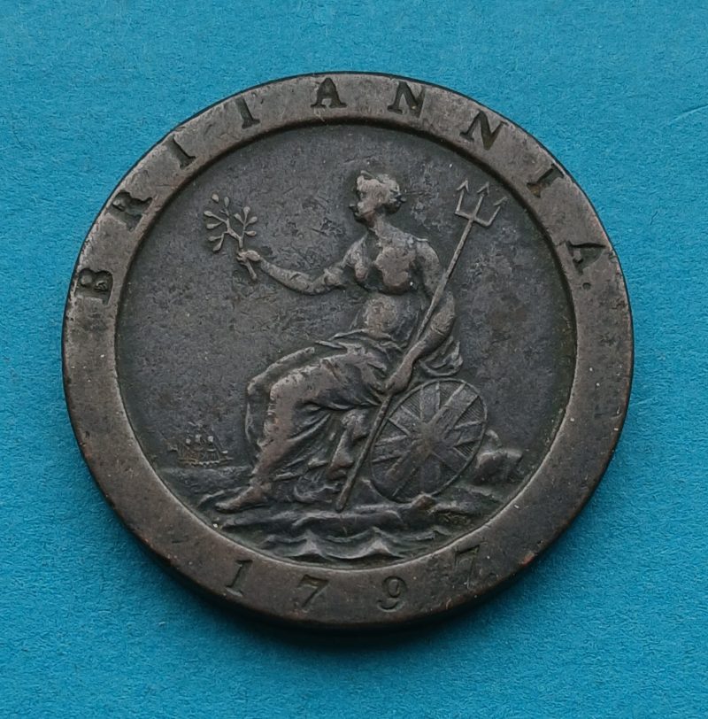 1797 Cartwheel Penny George III (#464)