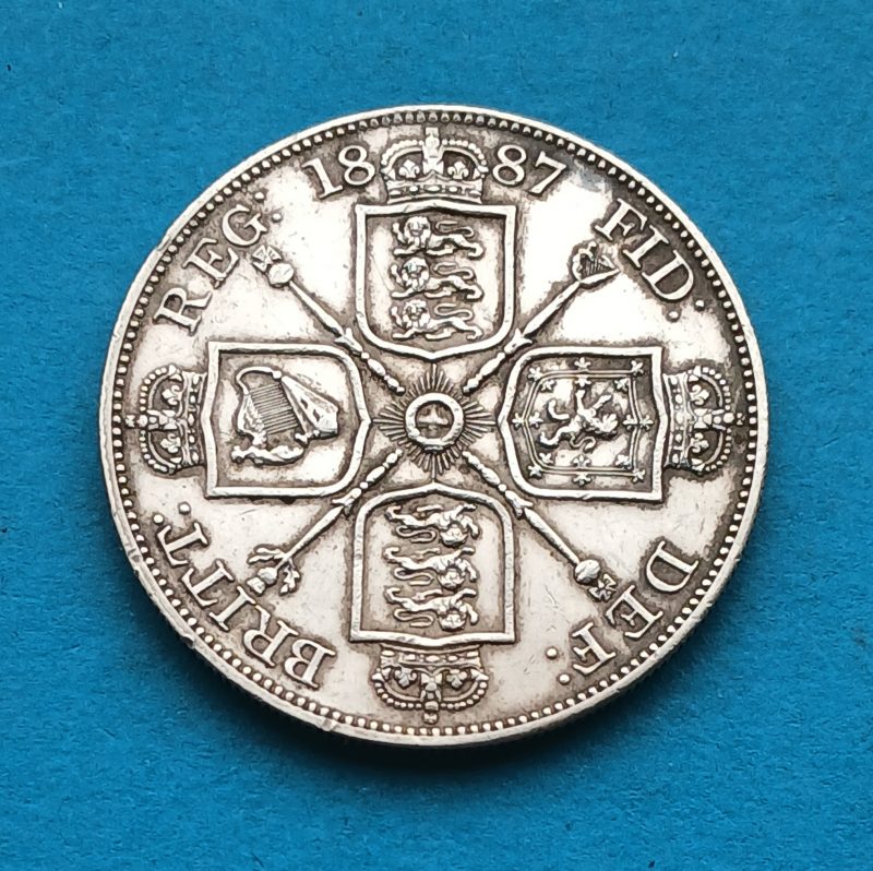1887 Double Florin Victoria (#466)