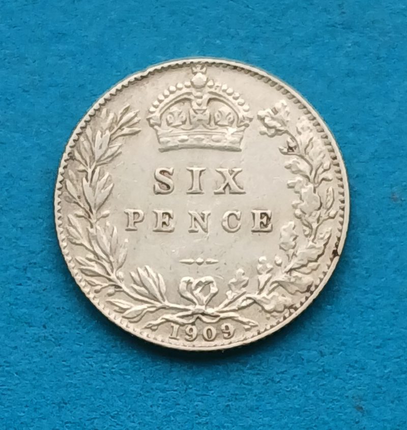 1909 Sixpence Edward VII (#471)