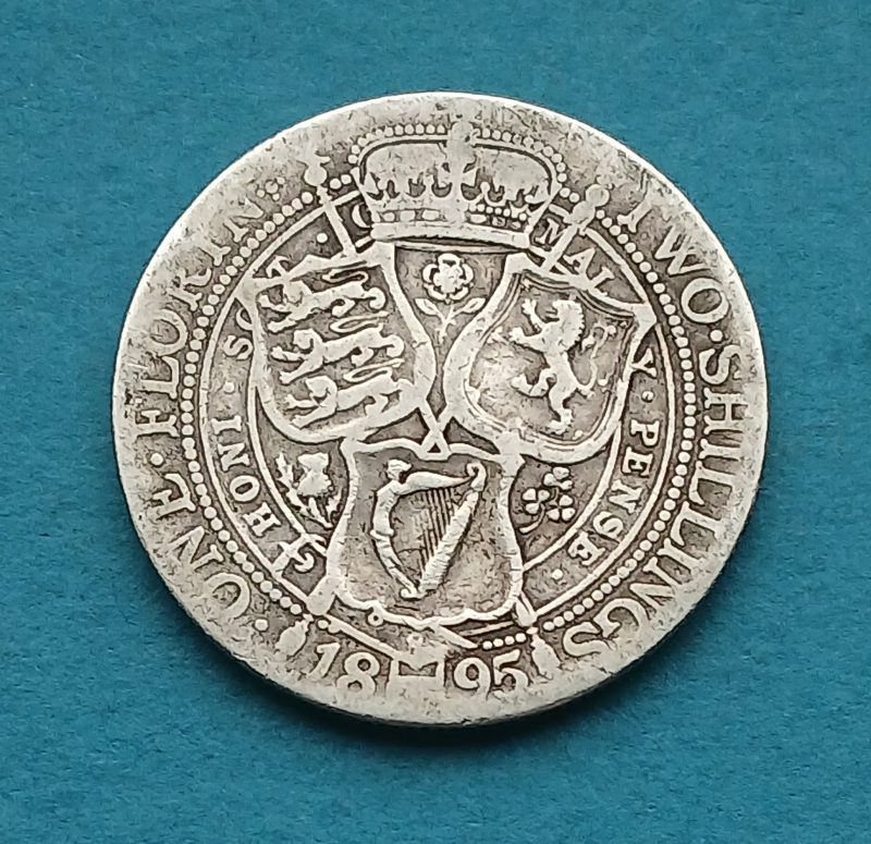 1895 Florin Victoria (#476)