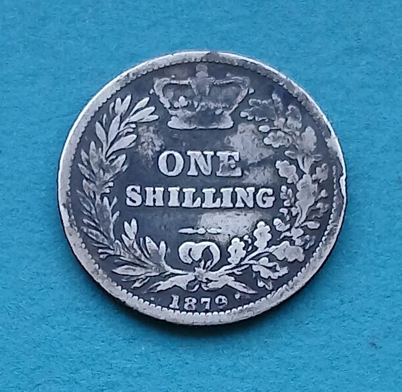 1879 Shilling Victoria (#478)