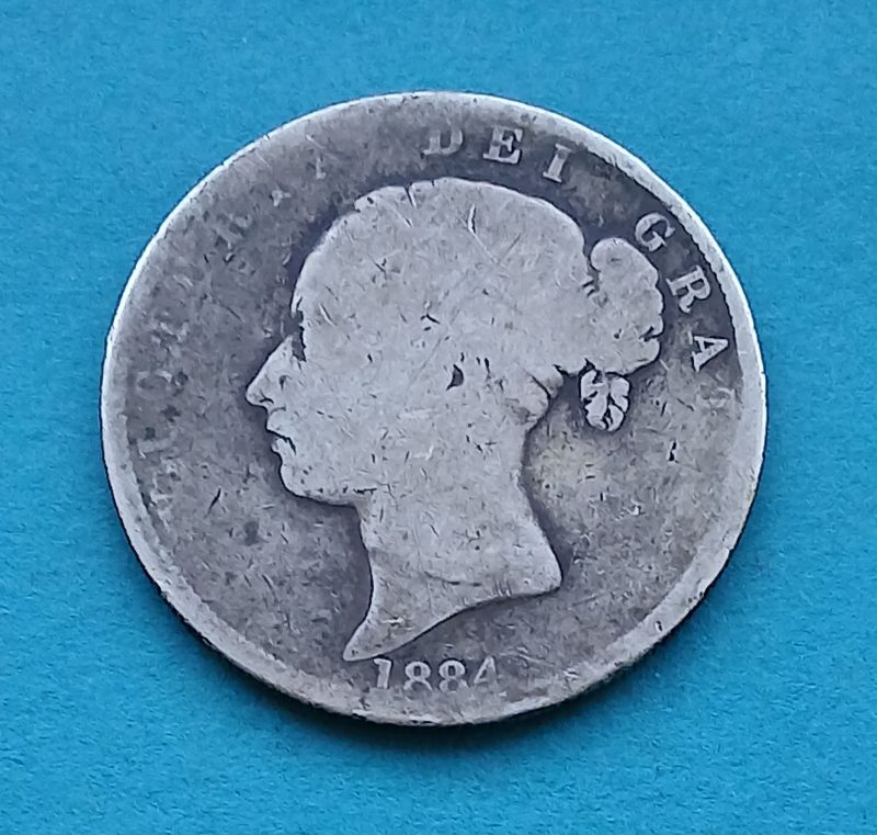1884 Half Crown Victoria (#479)