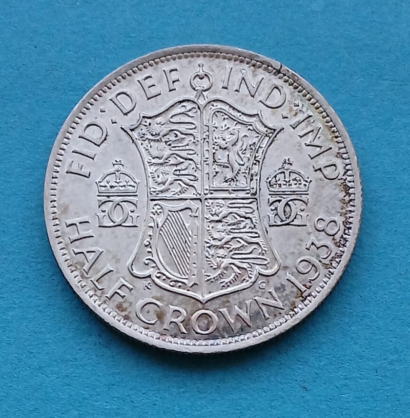 1938 Half Crown George VI (#480)