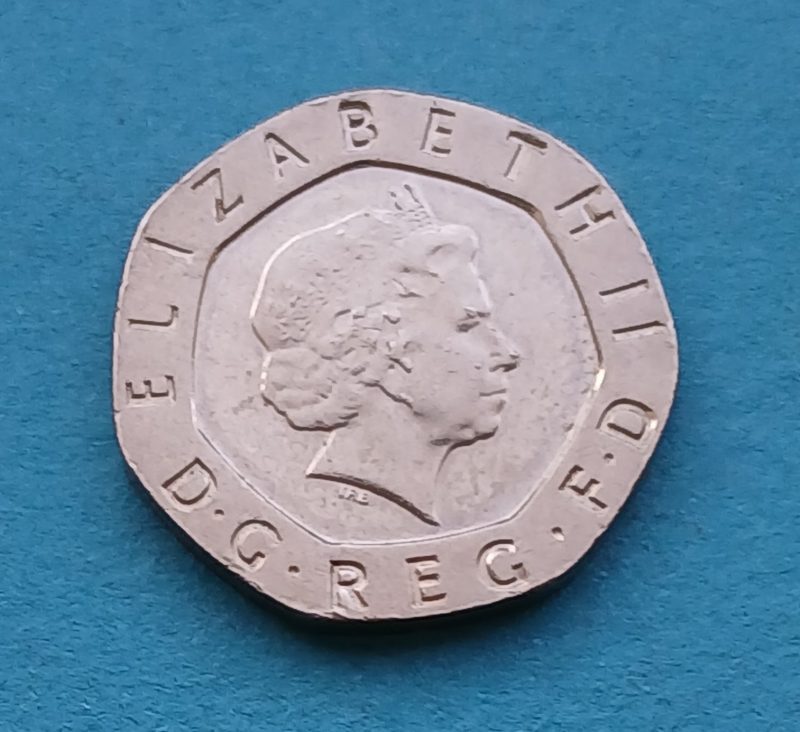 2008 “Mule” 20p Elizabeth II (#485)
