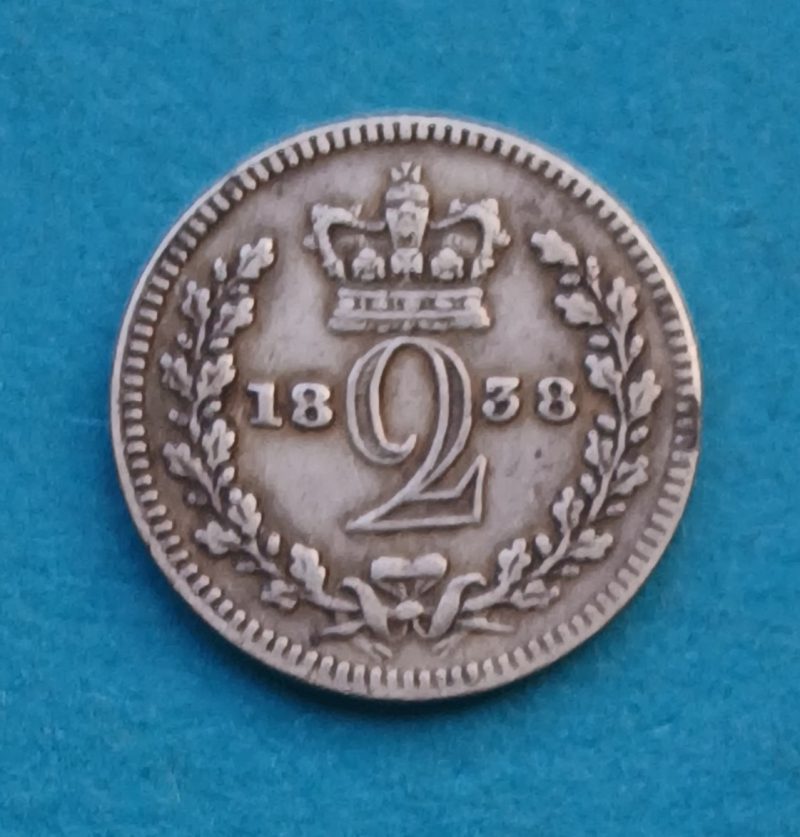 1838 Victoria 2d Twopence Maundy (#490)