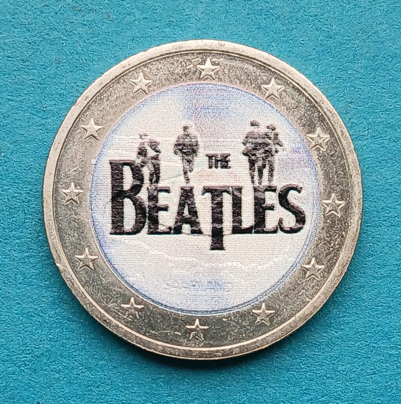 2 EURO Coin with Beatles  (#503)