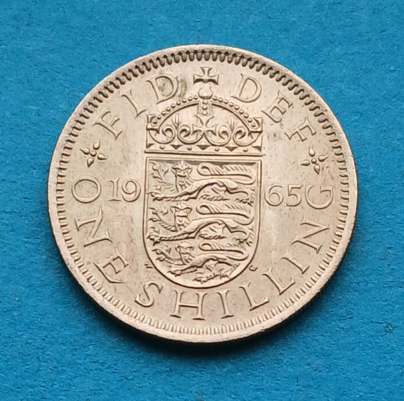 1965 English Shilling QEII (#514)